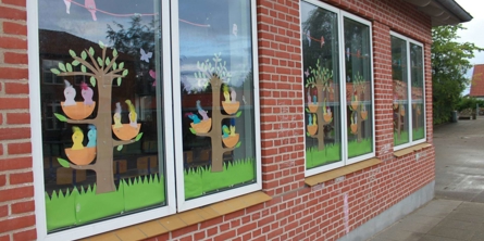 Malling Skole indskolingsvinduer